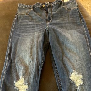 Hollister curvy ultra high rise Jean legging size 21L plus size